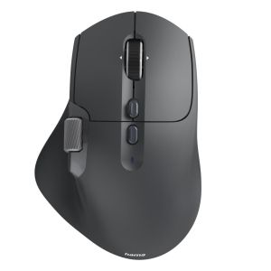 HAMA Мишка „WM-900“ мултифункционална, ергономична, Bluetooth, батерия, RGB, черна