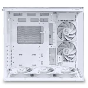 Кутия Lian Li O11 Dynamic Mini V2 Flow + 5 Вентилатора, Mini-Tower - White