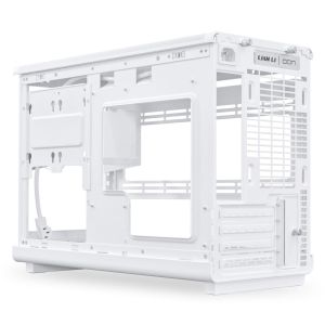 Кутия Lian Li DAN A3-mATX Wood Edition White - Micro Tower