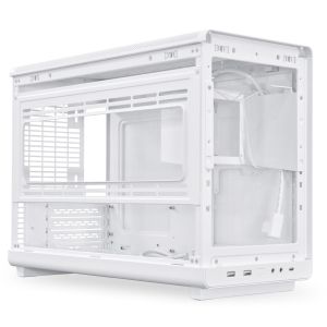Кутия Lian Li DAN A3-mATX Wood Edition White - Micro Tower