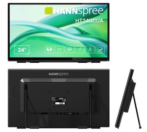 Портативен тъч Монитор Hannspree HT240CUA - 23.8" VA FHD(1920x1080), HDMI, USB-C