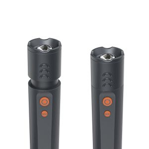 HAMA LED Фенер FLX1200-C, презареждащ се, удароустойчив, алуминиев, 4 режима + SOS