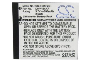 Батерия за камера Panasonic Lumix DMC-S3 3.7V 700 mAh DMW-BCK7 Cameron Sino