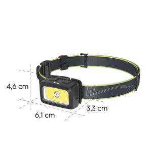 HAMA Фенер Челник "HL350" LED, батерии, 7 режима
