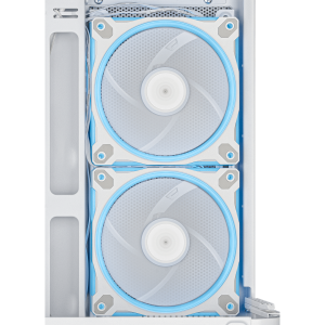 Кутия ASUS Prime AP202 ARGB mATX + 3 ARGB Вентилатора - White