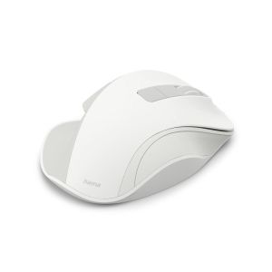 HAMA Безжична оптична мишка WM-500 Recharge, бяла, 6 бут.,800/1200/1600 dpi, безшумна