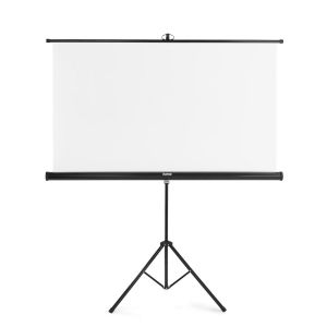 Екран на стойка 125x125 cm, 2 в 1, мобилен комплект, 21575