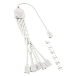 Кабел Kolink ARGB 1-6 Сплитер - 30 cm Бял