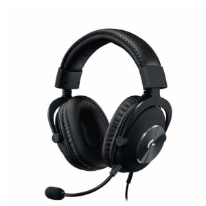 Слушалки Logitech PRO X Headset, PRO-G 50 mm Drivers, 7.1 DTS Headphone:X 2.0 Surround, Leather/Mesh Memory Foam Ear Cushions, Blue Voice Microphone, Black