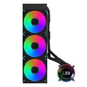 Охладител за процесор Lian Li HydroShift II LCD-C 360CL ARGB - Черен