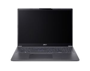Лаптоп Acer Aspire 16, A16-71M-70ER,Intel Core Ultra 7 155H (up to 4.80GHz, 24MB), 16" WUXGA+ (2048x1280) OLED 120Hz, 400nit, 1*16GB DDR5X 4600MHz, 512GB PCIe NVMe SSD, Intel UMA, FHD Cam, WiFi 6E, BT 5.3, Backlit Kbd, No OS, Steel Gray
