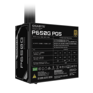 Захранващ блок Gigabyte P650G PG5 650W 80+ Gold, PCIe 5.1