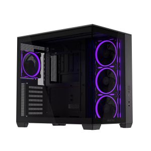 Кутия ASUS A32 PLUS Tempered Glass + 4 ARGB Вентилатора - Black