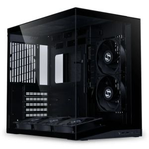 Кутия Lian Li O11 Dynamic Mini V2 Flow + 5 Вентилатора, Mini-Tower - Black