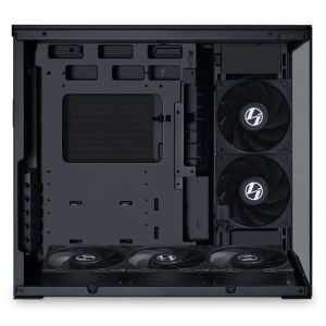 Кутия Lian Li O11 Dynamic Mini V2 Flow + 5 Вентилатора, Mini-Tower - Black