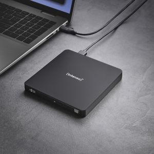 Записващо устройство  Blu- ray Slim  Intenso EOD500D,външно usb 3.2 черен цвят