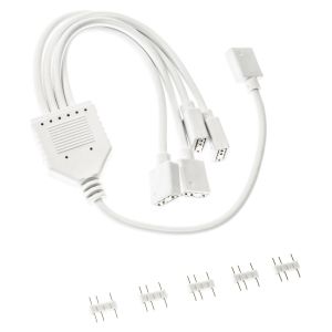 Кабел Kolink ARGB 1-4 Сплитер - 30 cm Бял