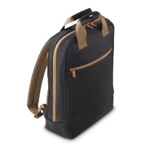HAMA Раница за лаптоп "Ultra Lightweight", до 41 см (16,2"), черно с кафяво