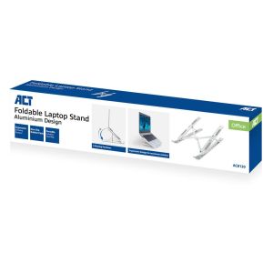 Сгъваема алуминиева стойка за лаптоп ACT AC8120, 6 позиции