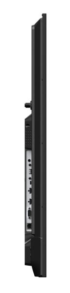 Широкоформатен дисплей SHARP MultiSync E759, 75", UHD, 350cd/m2, D-LED backlight, 16/7 proof, USB MediaPlayer