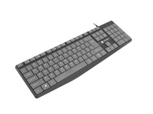 Клавиатура Natec keyboard Nautilus SLIM Black-Grey US layout