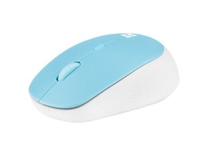 Мишка Natec Mouse Harrier 2, 1600 DPI Bluetooth 5.1 White-Blue