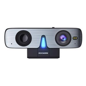 ROCWARE RC08P Уеб камера 2K,90 градуса,4x зуум, USB 2.0,USB-C