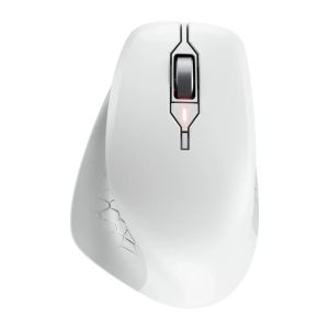 CHERRY Stream ергономична безшумна мишка Comfort, 6 бут, 4000dpi, бяла