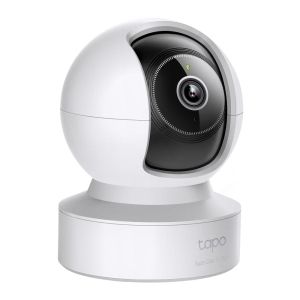 Домашна охранителна WiFi камера TP-Link Tapo C232, 3K 5Mp  с AI, Pan/Tilt, LAN, WiFi,SDmicro, нощно виждане