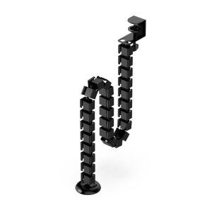 uRage Органайзер за кабели „Spine“, 130 см, черен