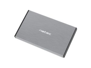 Кутия за твърд диск Natec External HDD/SSD Enclosure Rhino Go SATA 2.5" USB 3.0 Grey