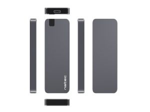Кутия за твърд диск Natec External SSD Enclosure Rhino M.2 NVME USB-C 3.1 GEN 2 Aluminium