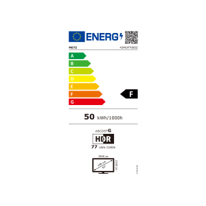 METZ Телевизор 43" 43MUF7000Z UHD LED SMART TV, 4K, Google TV, Клас F