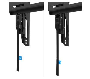 Стойка Neomounts Level-750 Heavy duty wall mount 42-75", max 100kg, tilt, lockable