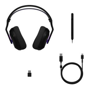 Геймърски слушалки Logitech G522 Lightspeed Wireless RGB, Микрофон, Черни