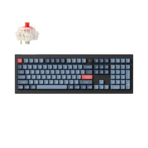 Механична клавиатура Keychron V6 MAX QMK Carbon Black - Wireless, Full-Size