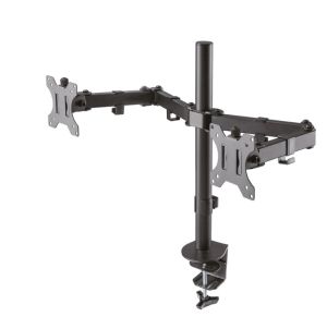 Стойка Neomounts Flat Screen Desk Mount (clamp/grommet) for 2 screens, 10"-32"