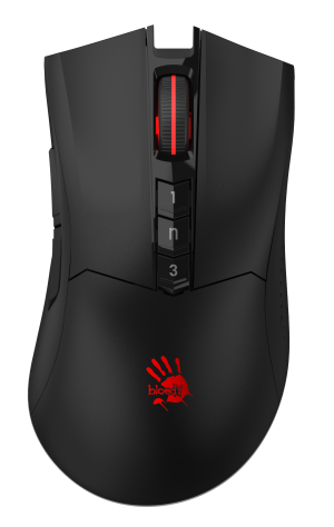 A4tech Bloody R90 Plus Stone black Геймърска безжична оптична мишка