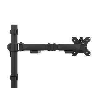 Стойка Neomounts Nero Single Flat Screen Desk Mount (phone holder+Quick-fix clamp/grommet)