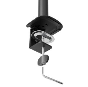 Стойка Neomounts Nero Triple Flat Screen Desk Mount (phone holder+Quick-fix clamp/grommet)