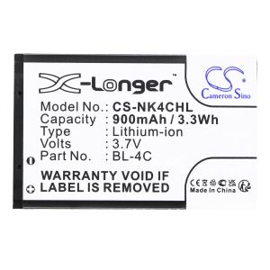 Батерия за мобилен телефон NOKIA 6100, 6200, 107, 108  BL-4C  LiIon 3,7V 900mAh CAMERON SINO