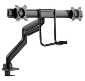 Стойка Neomounts Screen Desk Mount 2 screens (topfix clamp & grommet) for 2 Monitor Screens, Black