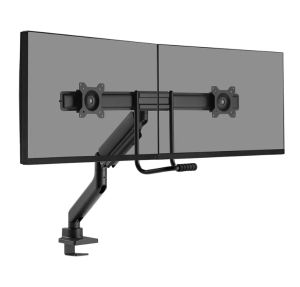Стойка Neomounts Screen Desk Mount 2 screens (topfix clamp & grommet) for 2 Monitor Screens, Black