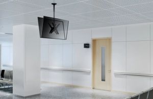 Стойка Neomounts Back to Back Screen Ceiling Mount (Height: 106-156 cm)