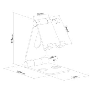 Стойка Neomounts Phone Desk Stand (suited for phones up to 7")