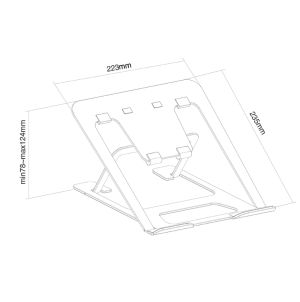 Стойка Neomounts Notebook Desk Stand (ergonomic)