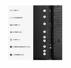 Телевизор Hisense 65" UR8S, 4K Ultra HD 3840x2160, RGB Mini Led , DLED, Quantum Dot, 180Hz, IPS, HDR 10+, HLG, Dolby Vision IQ, Dolby Atmos, Smart TV,Light Sensor,WiFi 6eGHz, WiFi Direct, BT,2x10 W + 20 W + 2x5 W, Anyview Cast, 4xHDMI, 2xUSB, LAN, CI+, DV