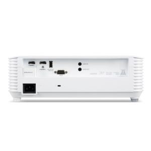 Мултимедиен проектор Acer Projector H6546Ki, DLP, FHD (1920x1080), 5200 ANSI Lumens, 17 000:1, 1.1x, 3D ready, 24/7 operation, HDMI 2x1.4, DC Out (5V/1.5A, USB-A), RS232, Audio in/out, WiFi (kit incl.), Speaker 3W, Bag, 2.95Kg, 2Y, White + Acer T82-W01MW 