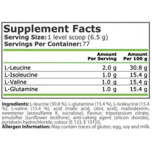 Pure Nutrition BCAA Blast - 500 g - Green Apple