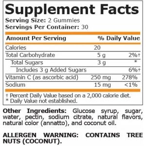 Pure Nutrition Vitamin C Orange - 60 Gummies